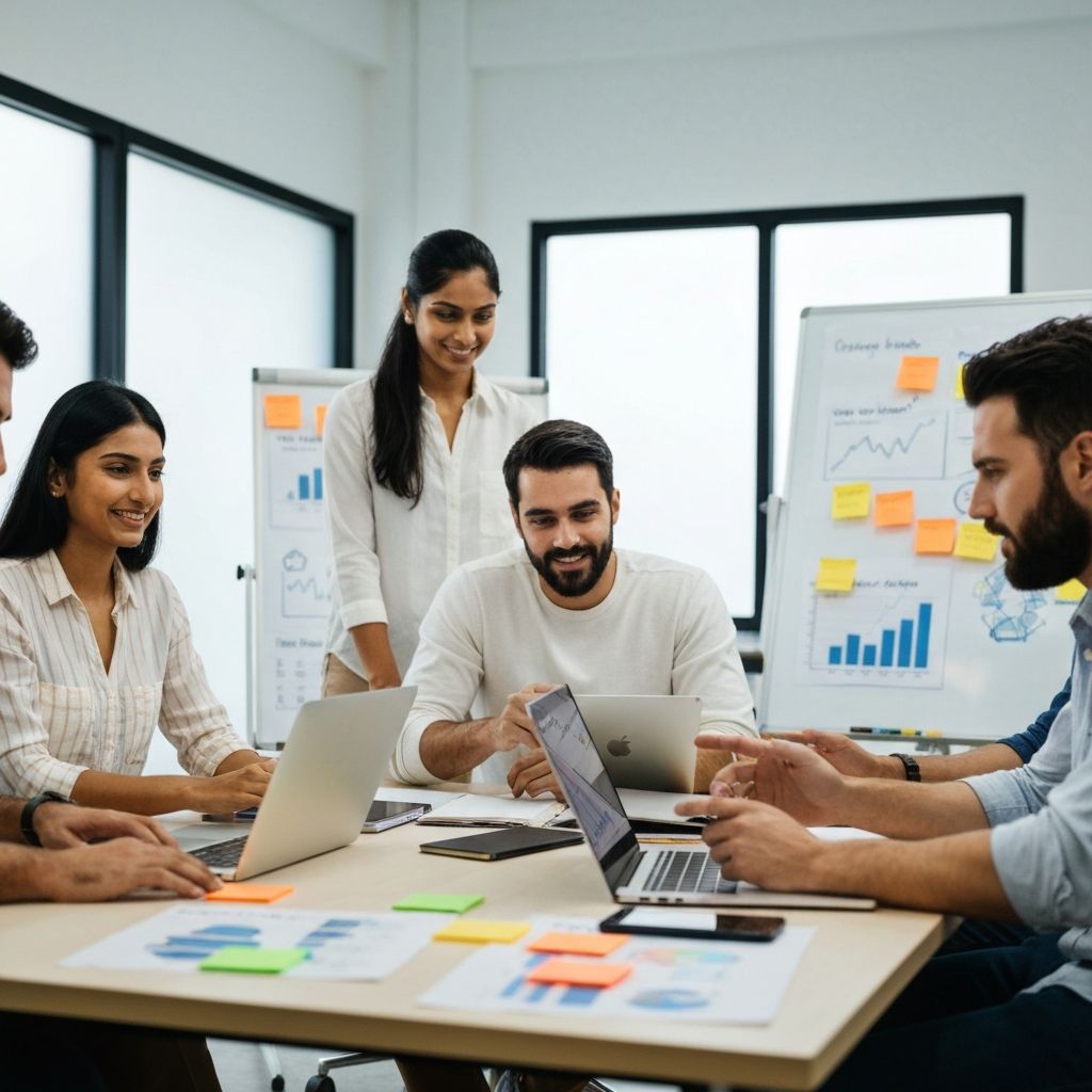 Team working together